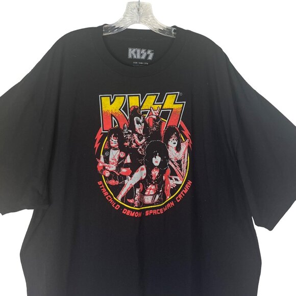 Kiss Band Concert Tshirt Mens Black Crew Neck Size 3XB - Picture 3 of 6
